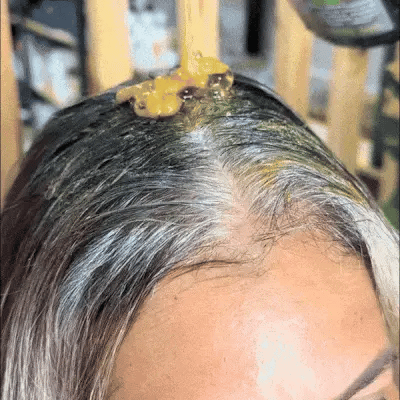 Champú instantáneo de 16.9 fl oz tinte rápido para el cabello SHAMPOO MARRON